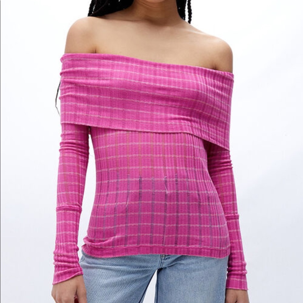 Free People Snowbunny Girlfriend Rib Top